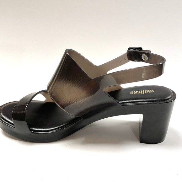 Melissa Black Heeled Sandals - Picture 4 of 7
